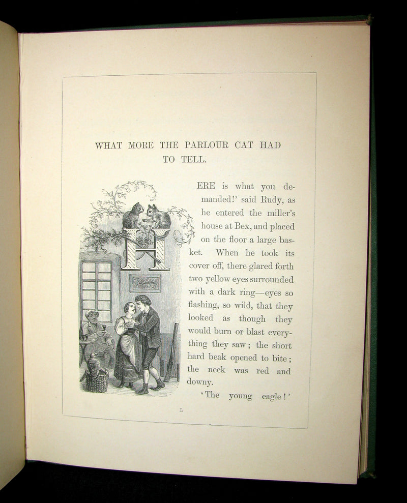 1863 Scarce Victorian Book -  The Ice-Maiden by Hans Christian Andersen illustrated by Zwecker