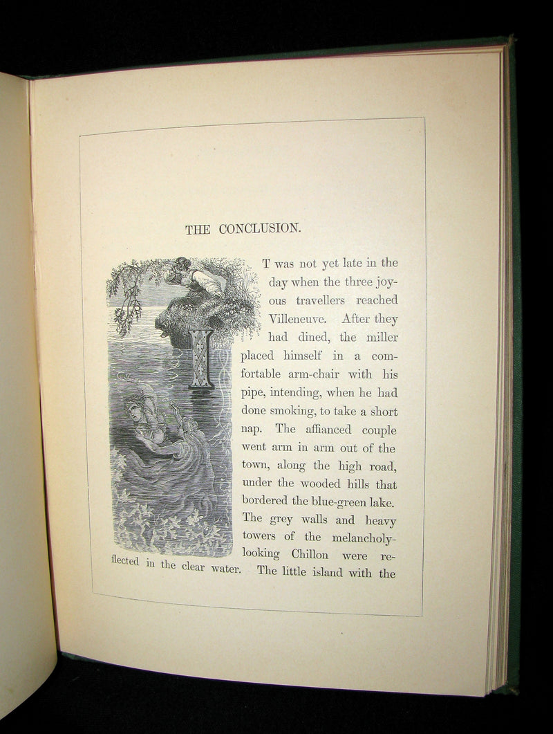 1863 Scarce Victorian Book -  The Ice-Maiden by Hans Christian Andersen illustrated by Zwecker
