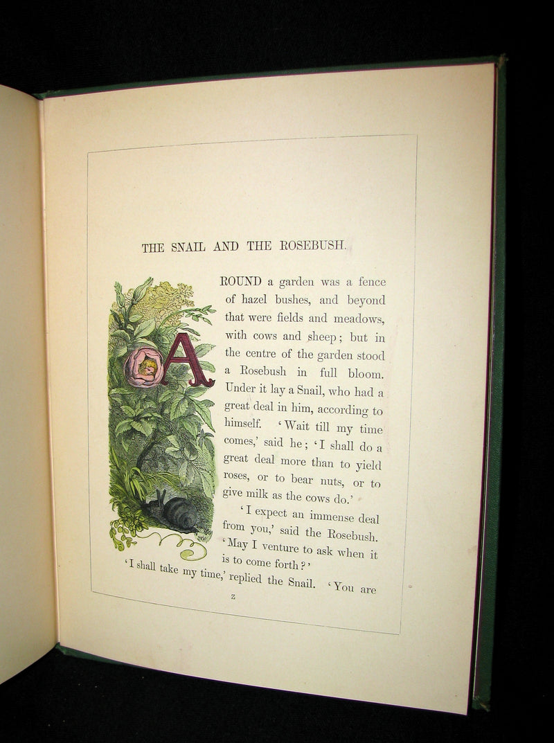 1863 Scarce Victorian Book -  The Ice-Maiden by Hans Christian Andersen illustrated by Zwecker