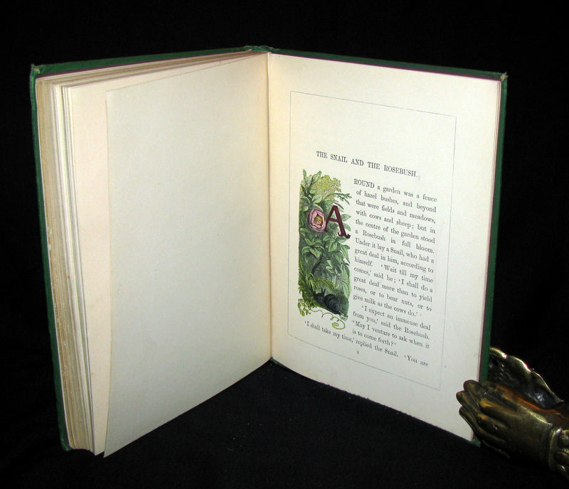 1863 Scarce Victorian Book -  The Ice-Maiden by Hans Christian Andersen illustrated by Zwecker