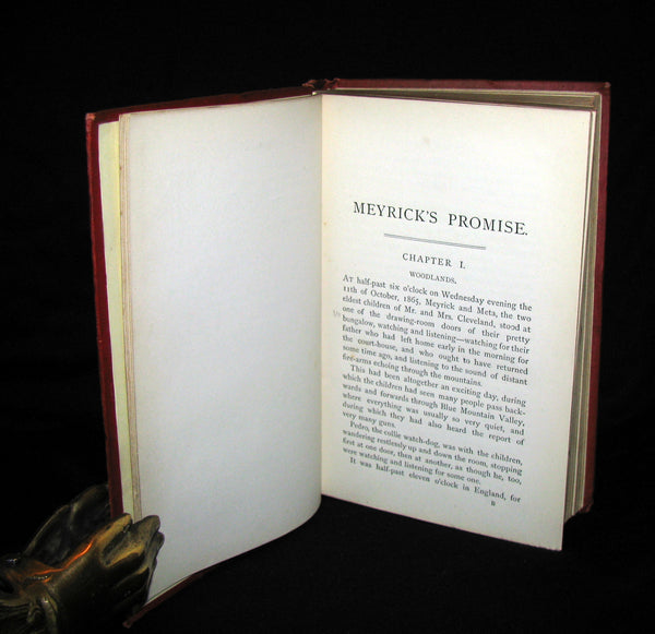 1881 Rare Book - Meyrick's Promise- Little Fugitives From The Jamaica Rebellion In 1865