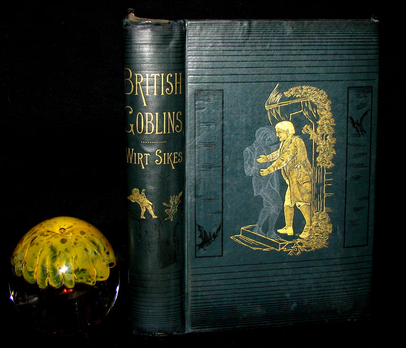 1880 Scarce Victorian Book - BRITISH GOBLINS: Welsh Folk-lore, Fairy Mythology.