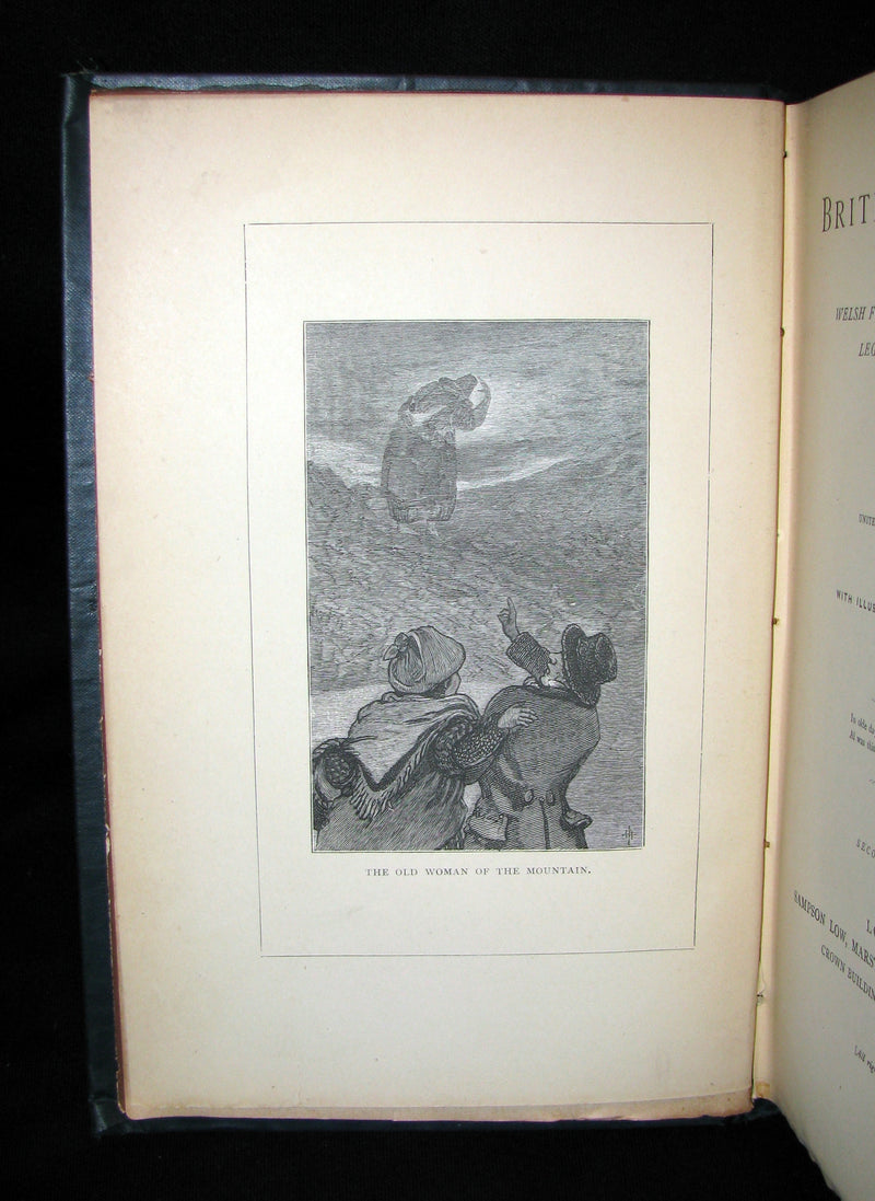 1880 Scarce Victorian Book - BRITISH GOBLINS: Welsh Folk-lore, Fairy Mythology.