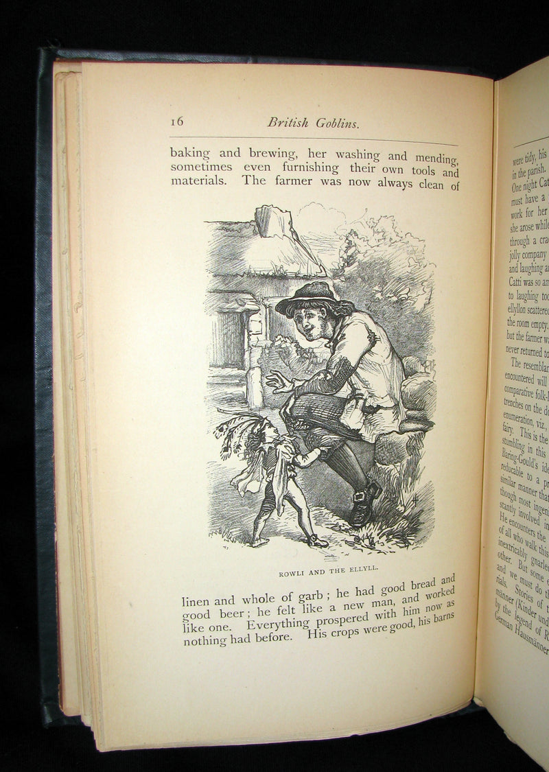 1880 Scarce Victorian Book - BRITISH GOBLINS: Welsh Folk-lore, Fairy Mythology.