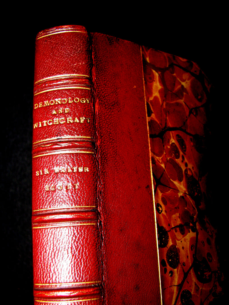 1830 1stED Walter Scott - Letters on Demonology & Witchcraft - WITCHES & FAIRIES
