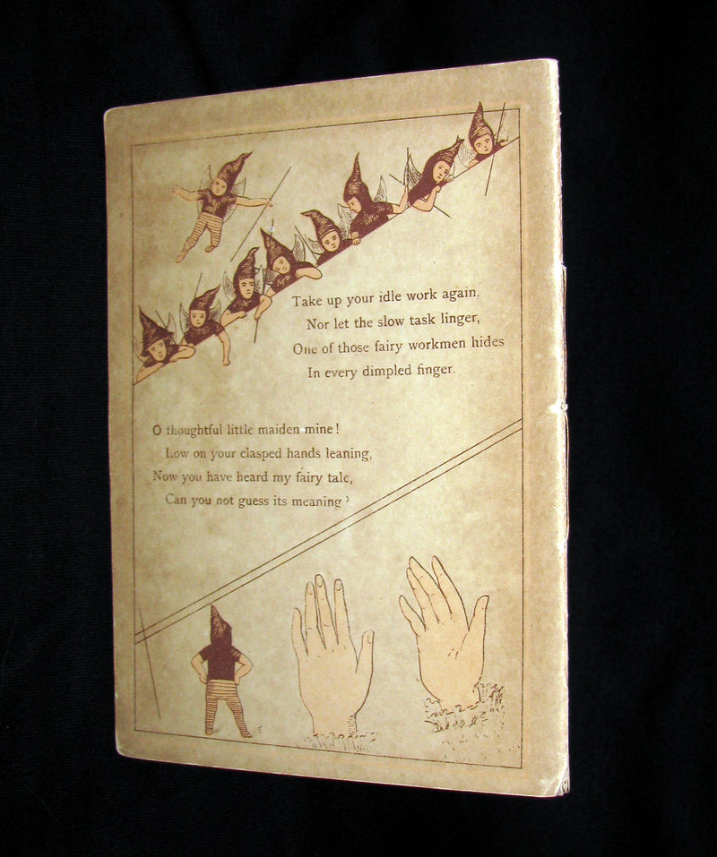 1883 Scarce Victorian Booklet - The Fairy's Gift by M. Johnson (Johnston) A Knitting Fairy Tale