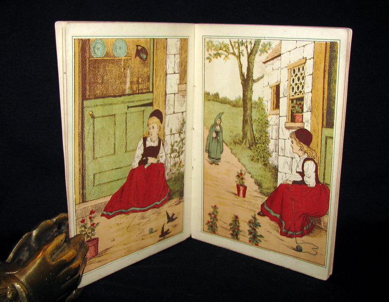 1883 Scarce Victorian Booklet - The Fairy's Gift by M. Johnson (Johnston) A Knitting Fairy Tale