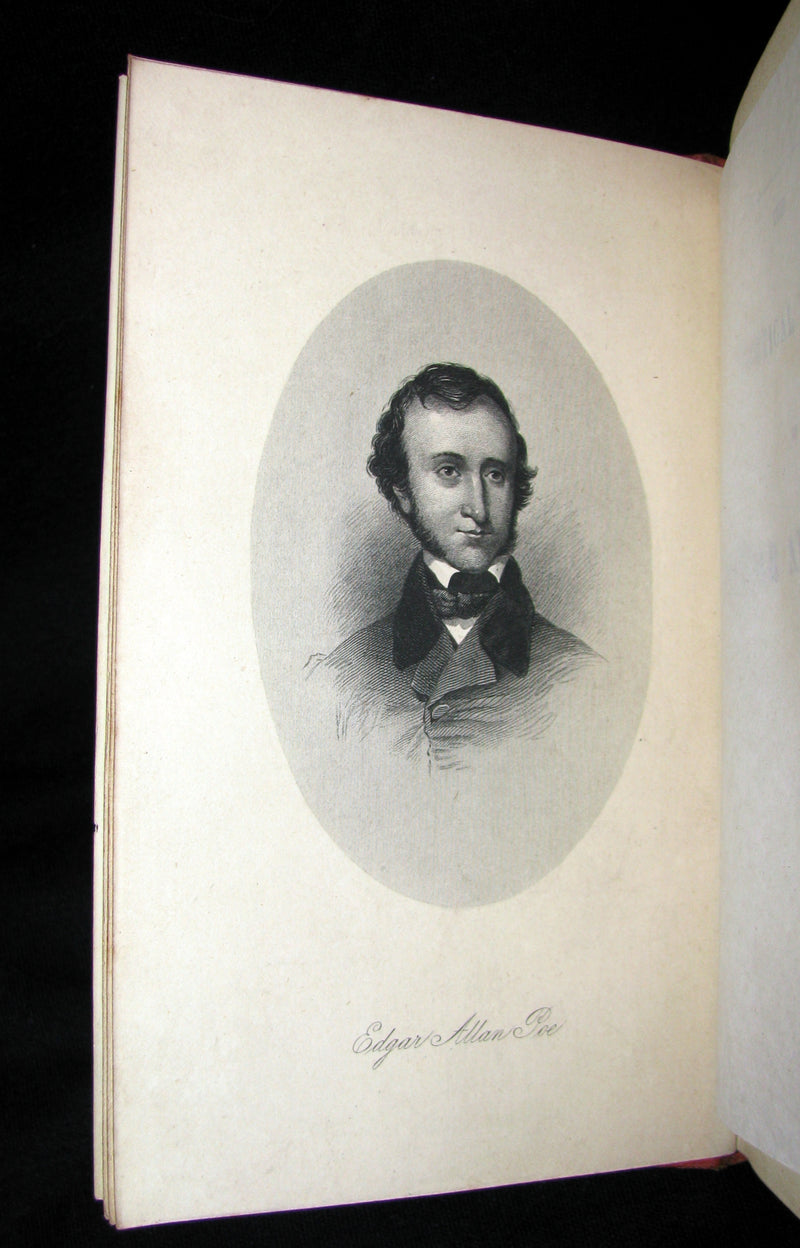 1873 Rare Victorian Book - The Poetical Works of Edgar Allan Poe. Edinburgh Illustrated.