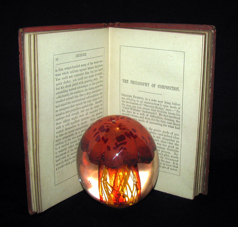 1873 Rare Victorian Book - The Poetical Works of Edgar Allan Poe. Edinburgh Illustrated.