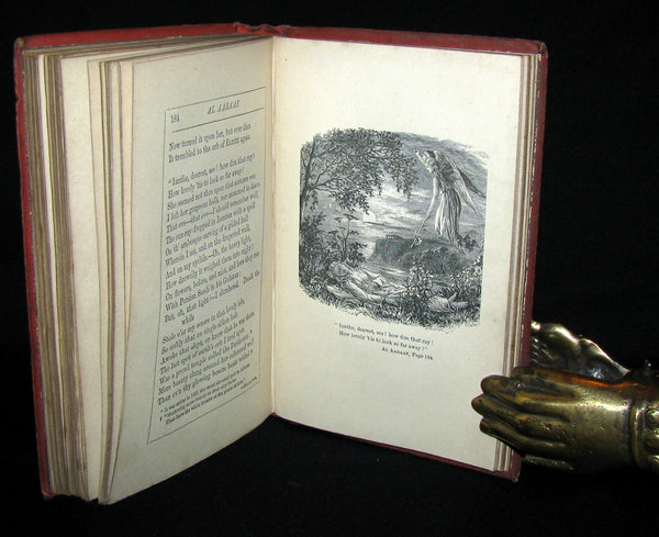 1873 Rare Victorian Book - The Poetical Works of Edgar Allan Poe. Edinburgh Illustrated.
