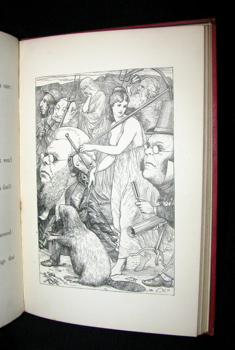 1876 Rare Victorian Book - The Hunting of the SNARK by Lewis Carroll.