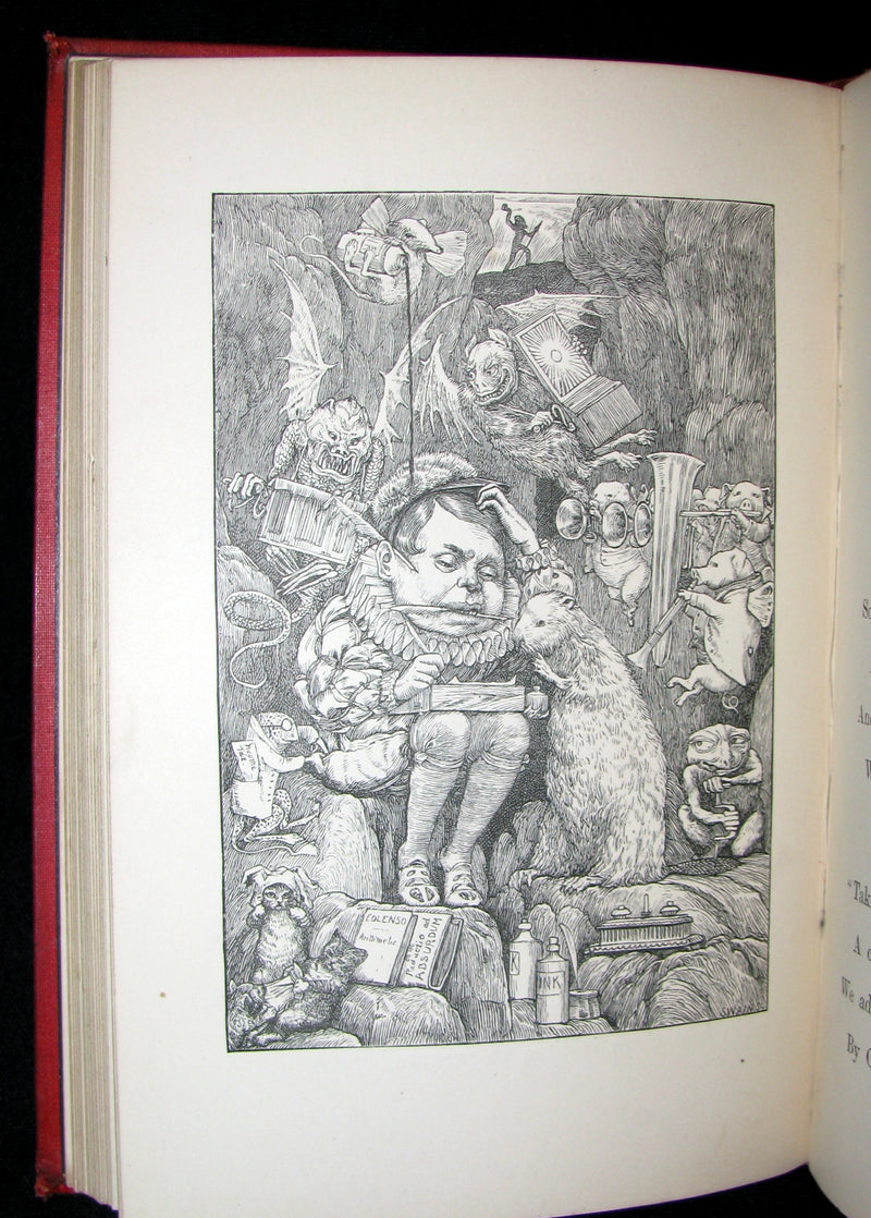 1876 Rare Victorian Book - The Hunting of the SNARK by Lewis Carroll.