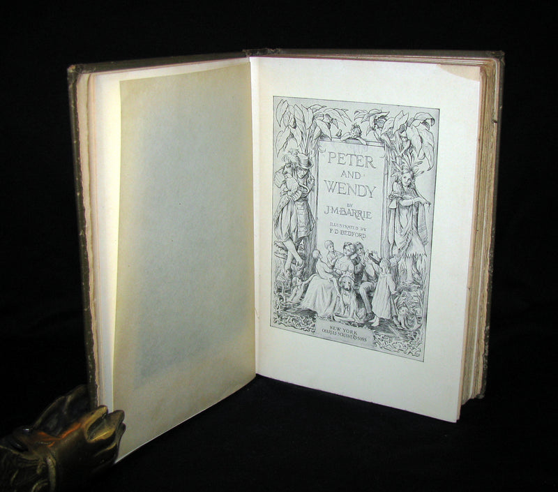 1911 Rare Book  - Peter Pan First Edition - Peter and Wendy by James Matthew Barrie