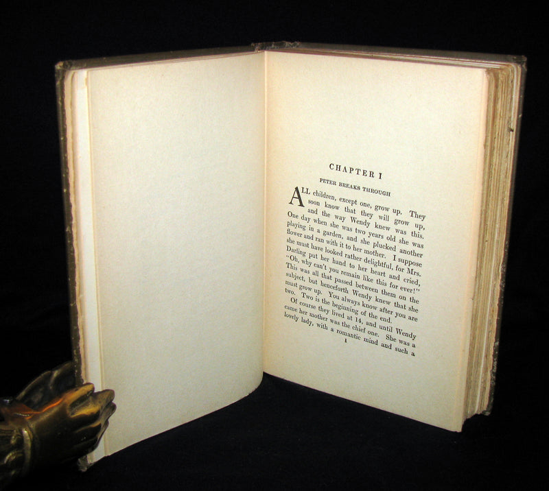 1911 Rare Book  - Peter Pan First Edition - Peter and Wendy by James Matthew Barrie