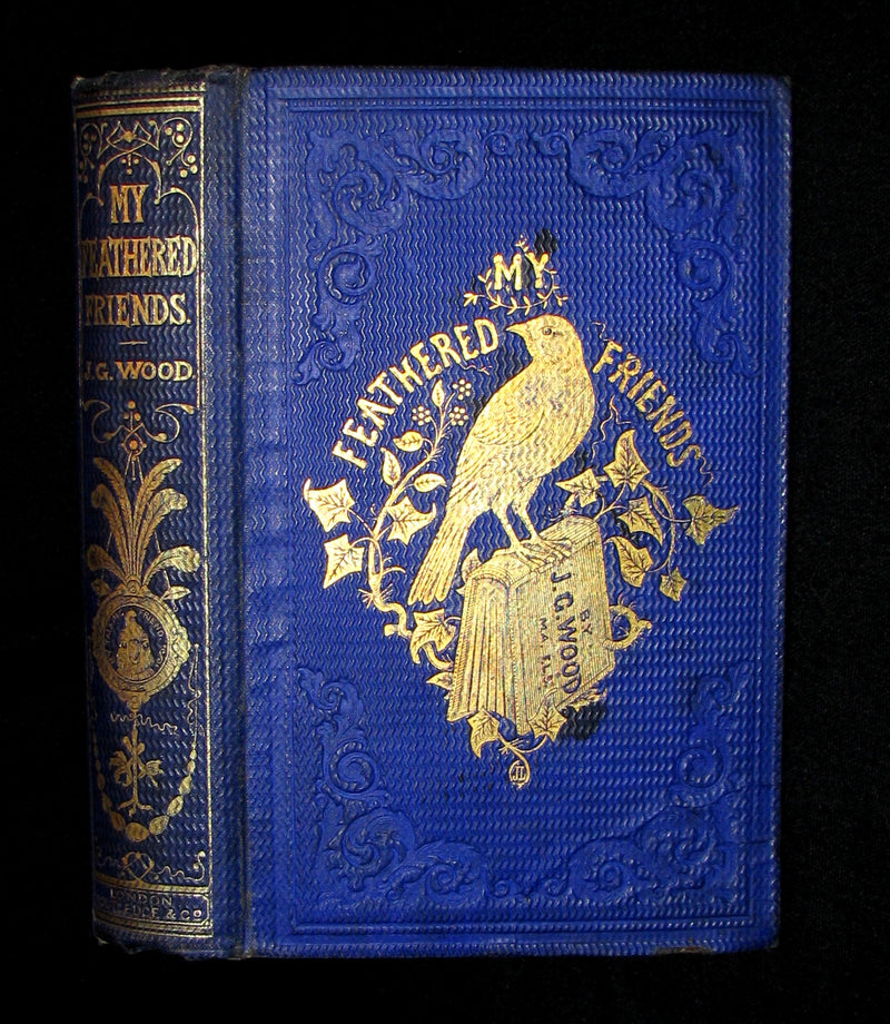 1863 Rare Book on Birds ~ My Feathered Friends by Naturalist Rev J. G. Wood