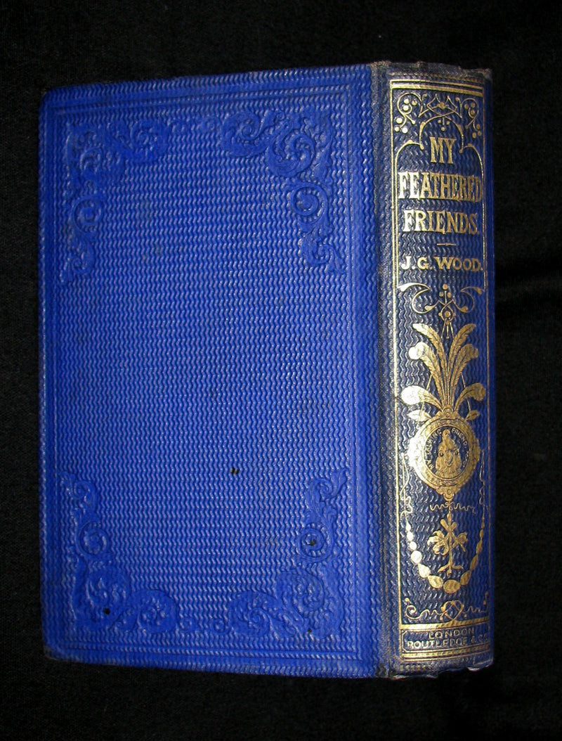 1863 Rare Book on Birds ~ My Feathered Friends by Naturalist Rev J. G. Wood