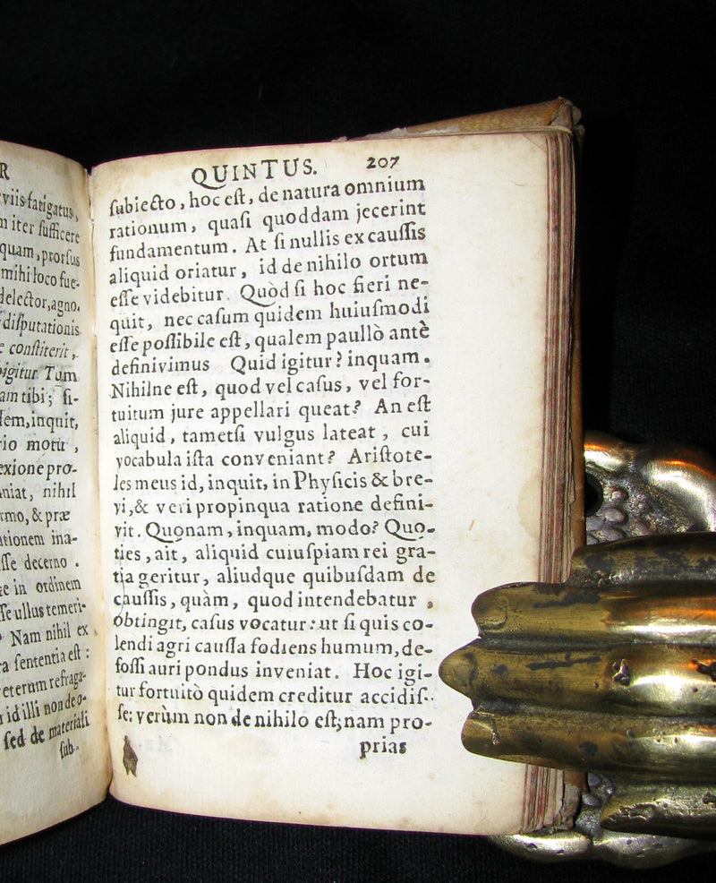 1694 Rare Latin Vellum Book -  The Consolation of Philosophy by Boethius