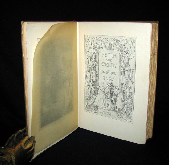 1911 Rare Book  - Peter Pan First Edition - Peter and Wendy by James Matthew Barrie