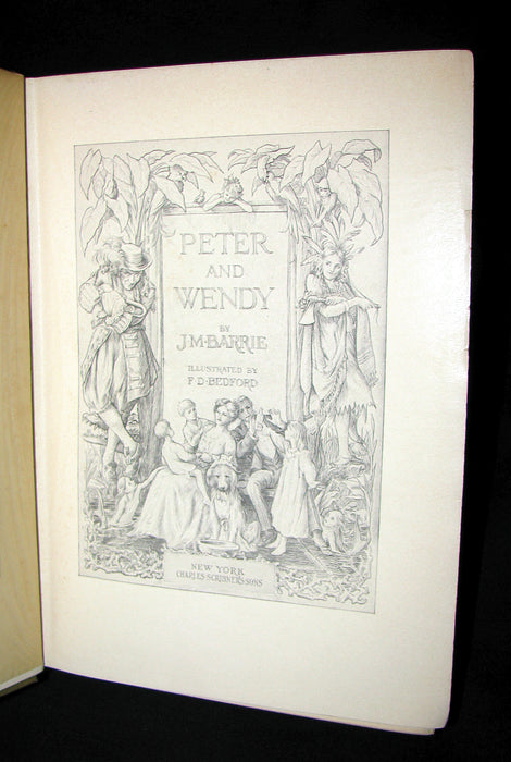 1911 Rare Book  - Peter Pan First Edition - Peter and Wendy by James Matthew Barrie