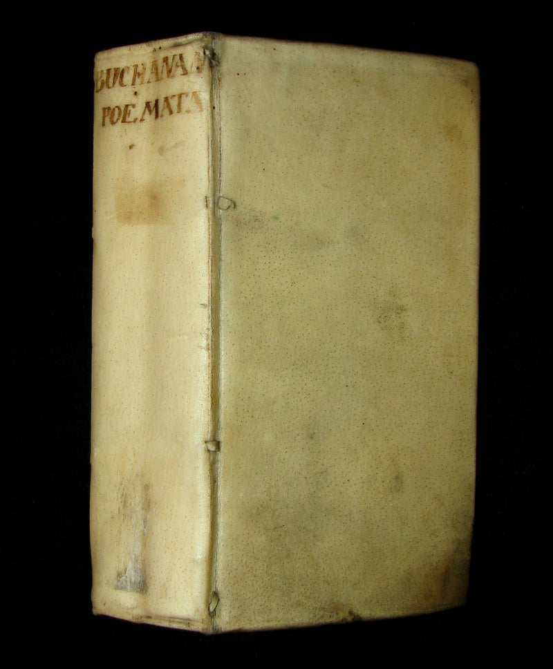 1687 Rare Book - GEORGII BUCHANANI SCOTI POEMATA   Scottish Poems by Buchanan