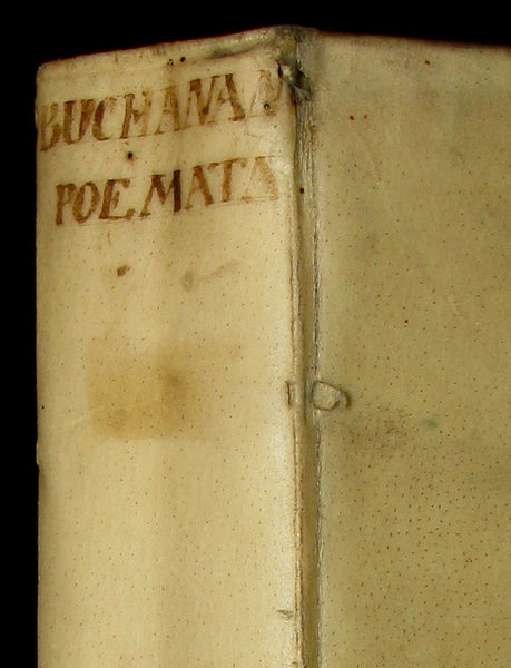 1687 Rare Book - GEORGII BUCHANANI SCOTI POEMATA   Scottish Poems by Buchanan