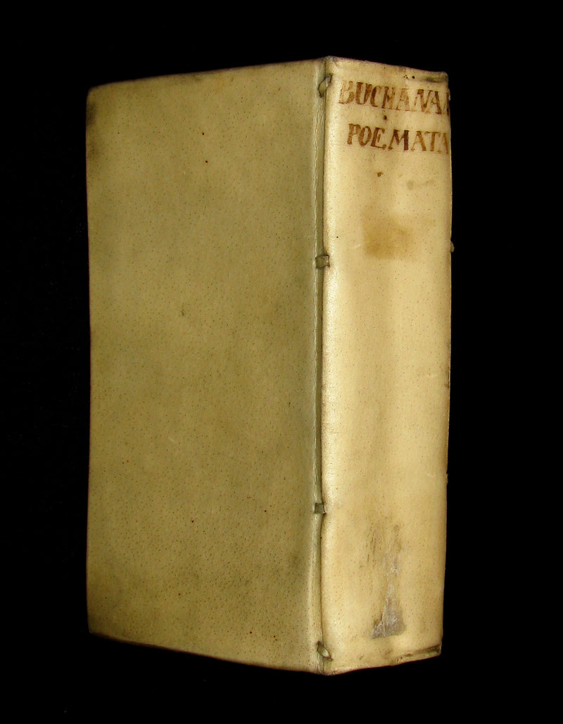 1687 Rare Book - GEORGII BUCHANANI SCOTI POEMATA   Scottish Poems by Buchanan