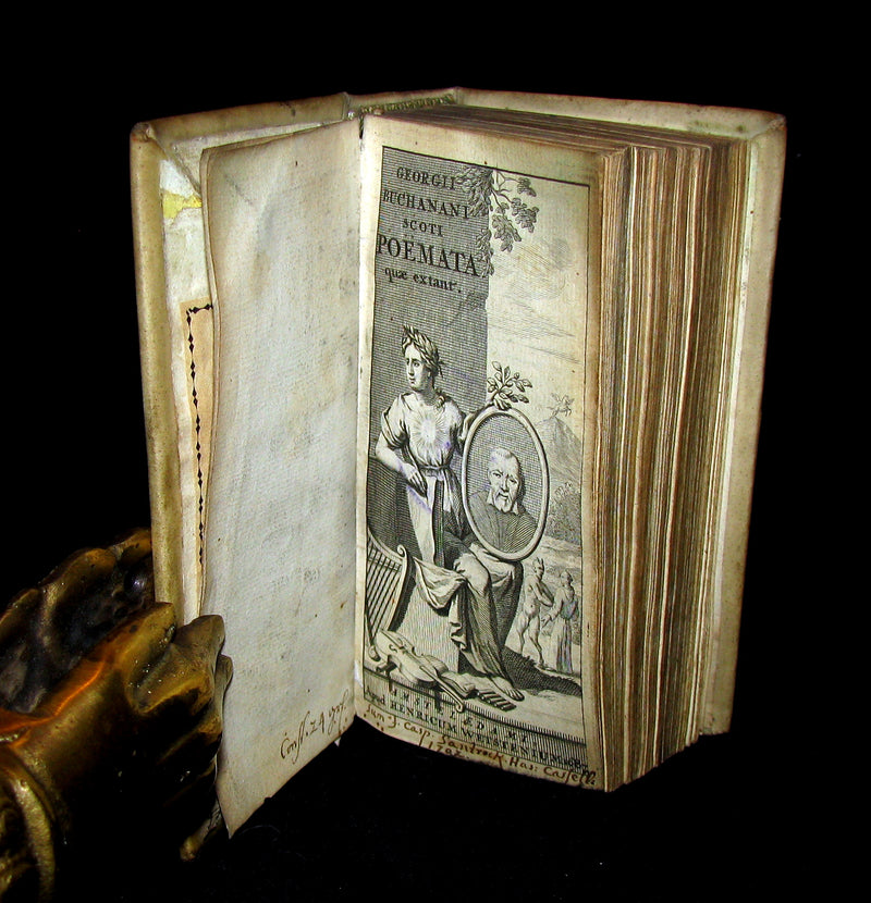 1687 Rare Book - GEORGII BUCHANANI SCOTI POEMATA   Scottish Poems by Buchanan