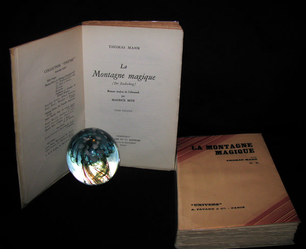 1934 - Rare French Bookset -  Thomas Mann - La montagne magique (Der Zauberberg)