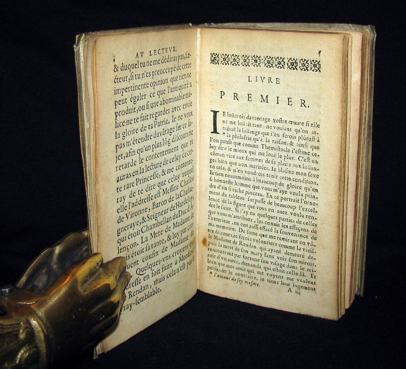 1665 Rare French Vellum Book - Memories of la Reine Margot (Queen Margot)