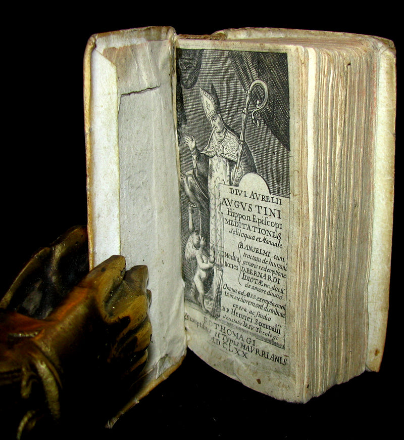 1670 Rare Book - Meditationes by Saint Augustine of Hippo, Anselm & Bernard of Clairvaux