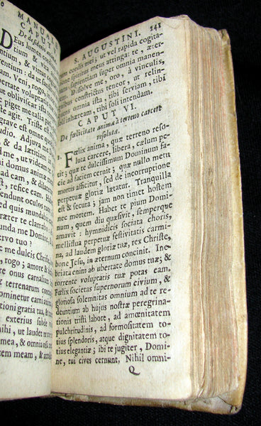 1670 Rare Book - Meditationes by Saint Augustine of Hippo, Anselm & Bernard of Clairvaux