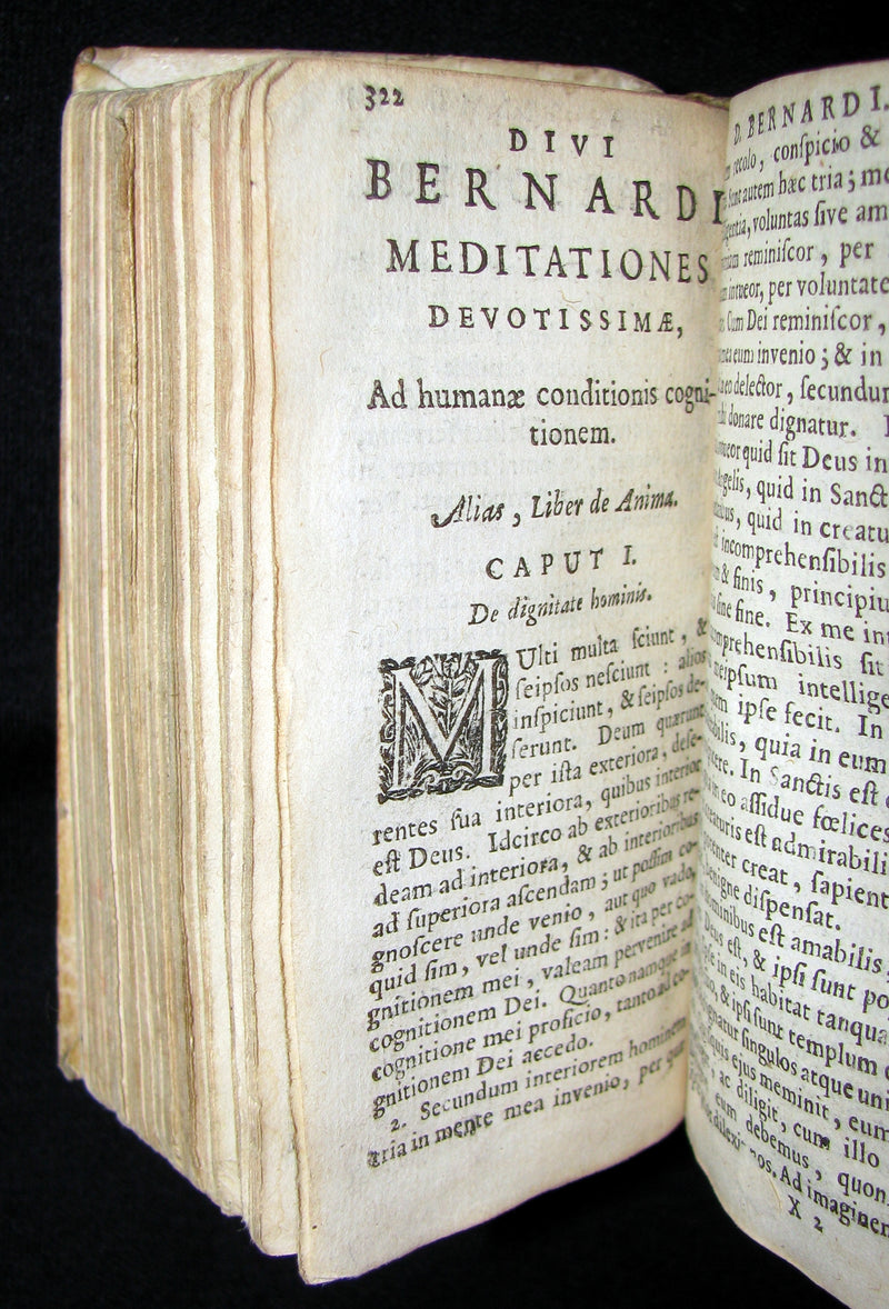 1670 Rare Book - Meditationes by Saint Augustine of Hippo, Anselm & Bernard of Clairvaux