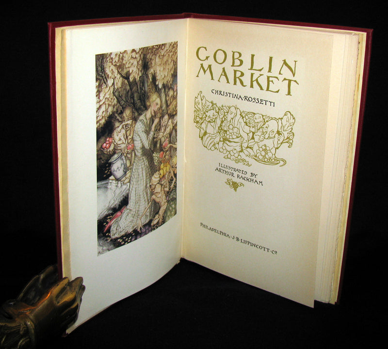 1933 1st American Edition - Goblin Market by Christina Rossetti illustrated by Arthur Rackham