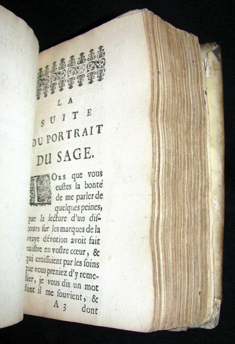 1684 Rare French Vellum Book - Wisdom Tips Or Solomon's Maxims - CONSEILS de la SAGESSE