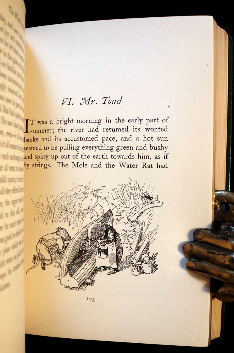 1931 1stED Illustrated by Shepard & bound by ASPREY- THE WIND IN THE WILLOWS.