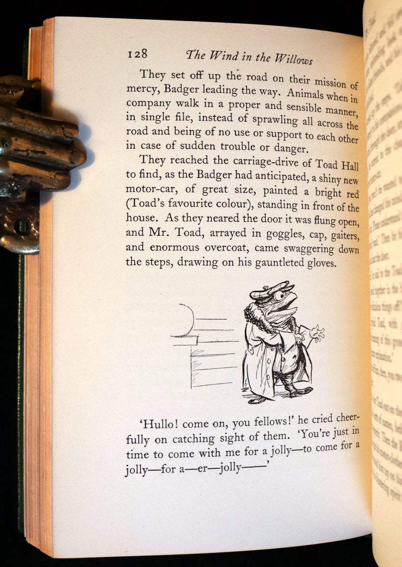 1931 1stED Illustrated by Shepard & bound by ASPREY- THE WIND IN THE WILLOWS.