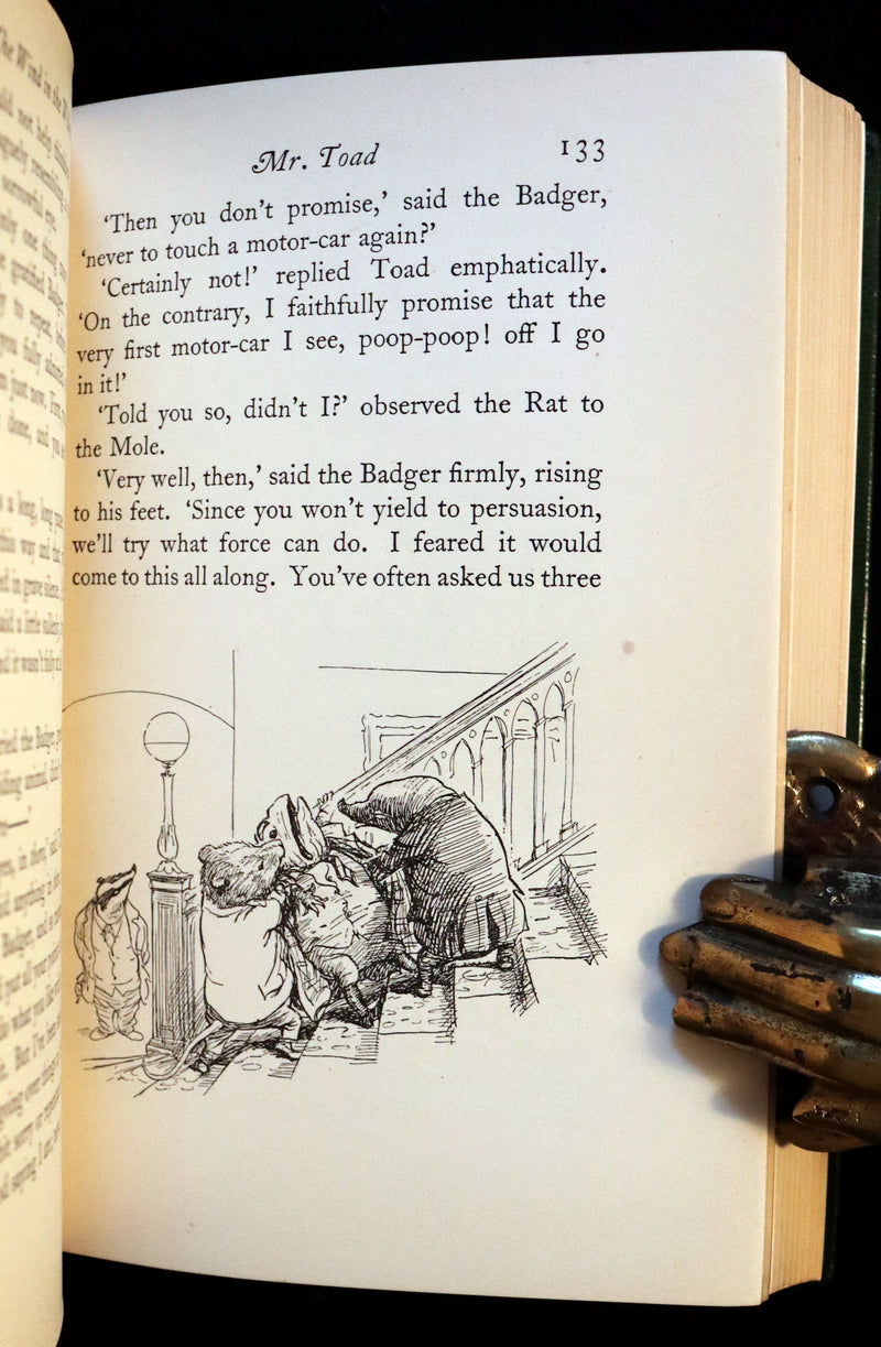 1931 1stED Illustrated by Shepard & bound by ASPREY- THE WIND IN THE WILLOWS.