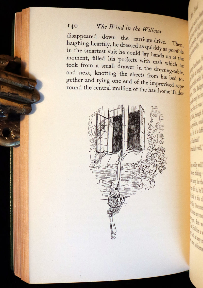 1931 1stED Illustrated by Shepard & bound by ASPREY- THE WIND IN THE WILLOWS.