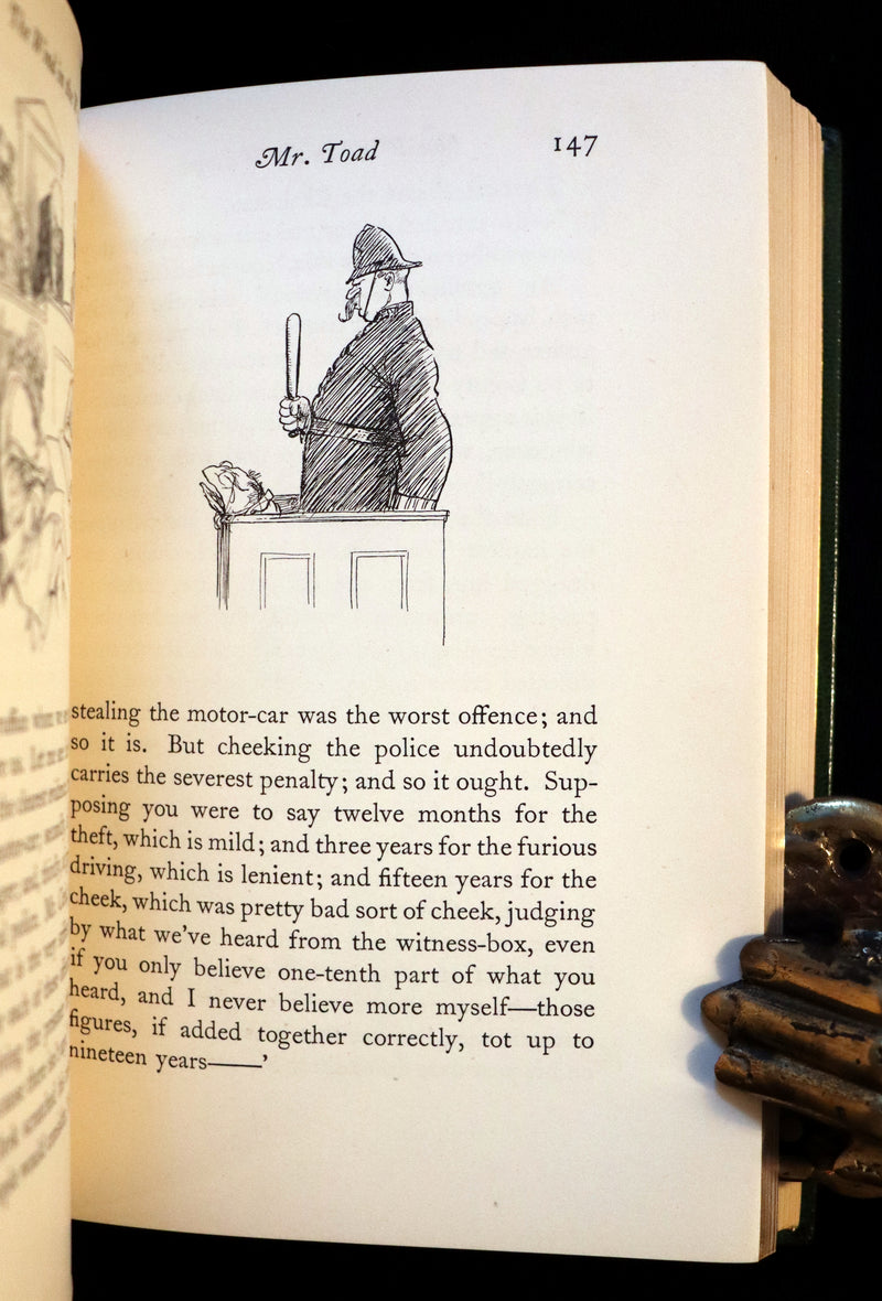 1931 1stED Illustrated by Shepard & bound by ASPREY- THE WIND IN THE WILLOWS.