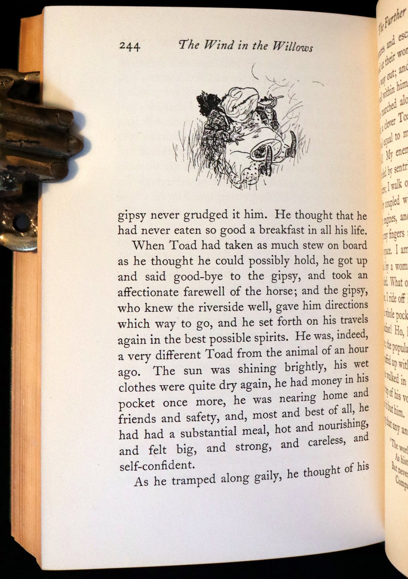 1931 1stED Illustrated by Shepard & bound by ASPREY- THE WIND IN THE WILLOWS.