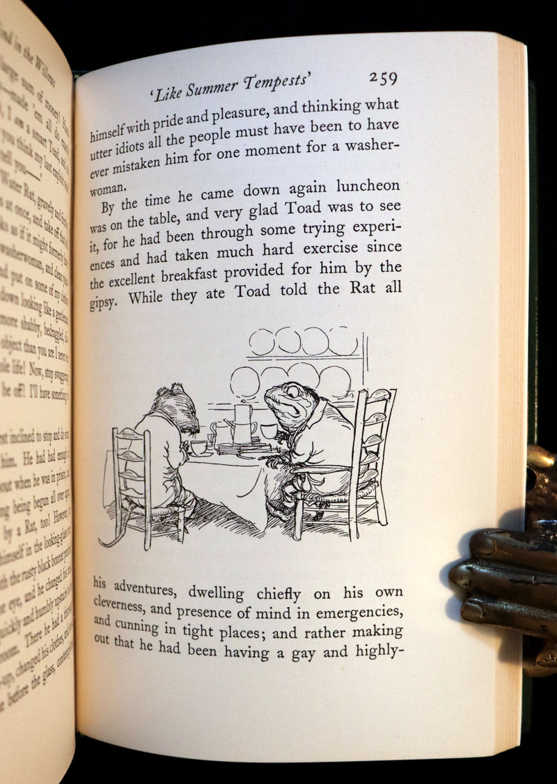 1931 1stED Illustrated by Shepard & bound by ASPREY- THE WIND IN THE WILLOWS.