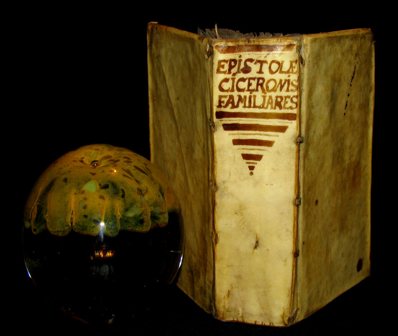 1683 Rare Latin vellum Book - Selection of the Letters of Cicero to his friends -  Selectarum epistolarum