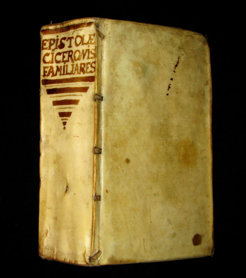 1683 Rare Latin vellum Book - Selection of the Letters of Cicero to his friends -  Selectarum epistolarum