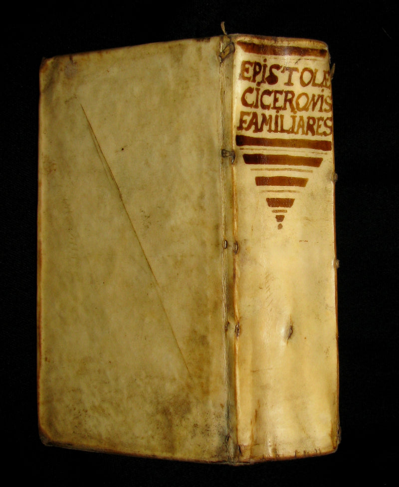 1683 Rare Latin vellum Book - Selection of the Letters of Cicero to his friends -  Selectarum epistolarum