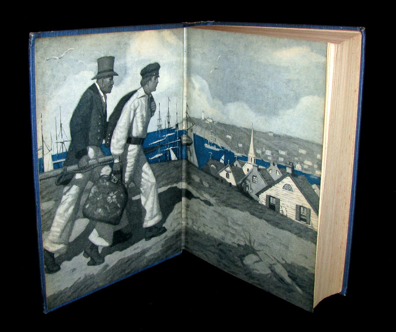 1930 Scarce Book - Moby Dick or The White Whale by Herman Melville, illustrated by Mead Schaeffer