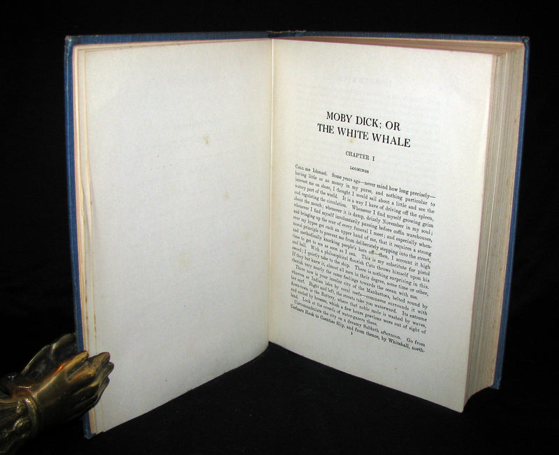 1930 Scarce Book - Moby Dick or The White Whale by Herman Melville, illustrated by Mead Schaeffer