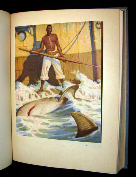 1930 Scarce Book - Moby Dick or The White Whale by Herman Melville, illustrated by Mead Schaeffer