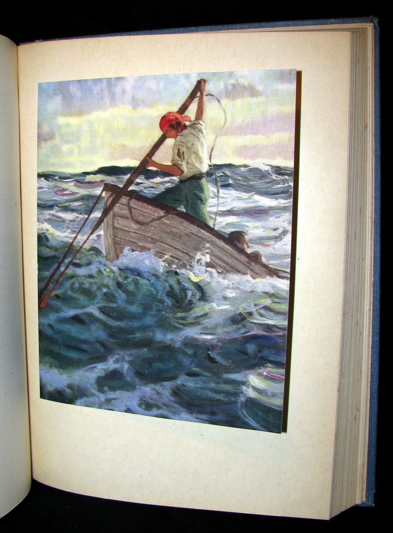 1930 Scarce Book - Moby Dick or The White Whale by Herman Melville, illustrated by Mead Schaeffer