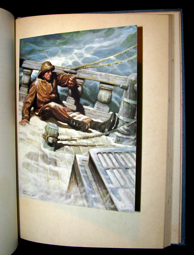1930 Scarce Book - Moby Dick or The White Whale by Herman Melville, illustrated by Mead Schaeffer