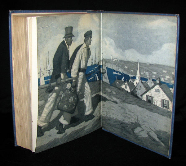 1930 Scarce Book - Moby Dick or The White Whale by Herman Melville, illustrated by Mead Schaeffer